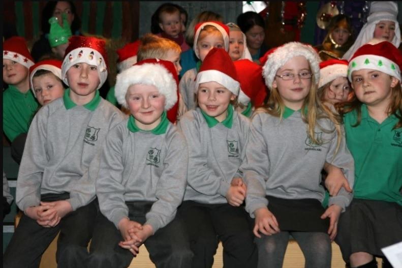 Greenisland Primary School Choir sang during Rocking Horse Nursery's Nativity play at Greenisland Baptist Church in 2007.