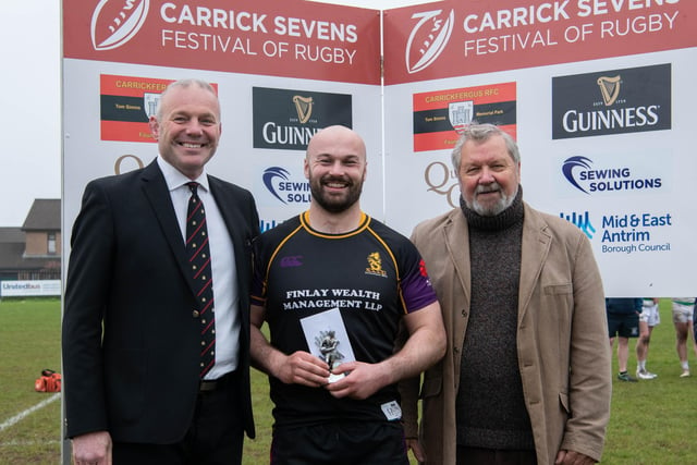 The Dobbins Inn Player of the Tournament was Andrew McGrath of Instonians.