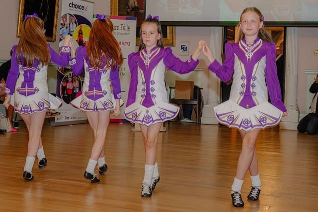 Ferris Bunting McGeough School of Irish Dance perform at the launch event