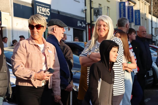 Pictured during the Moneydig Band 50th aniversary celebrations in Garvagh on Saturday evening