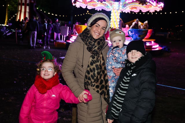 A fantastic evening of festive family fun in Lisburn's Castle Gardens