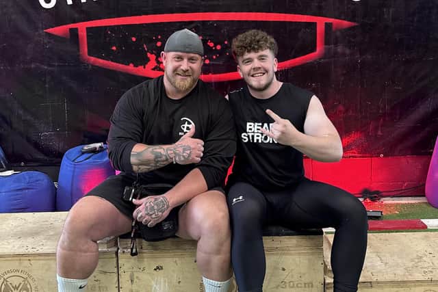 Francis McCambridge (right) with Chris McNaghten. Photo submitted