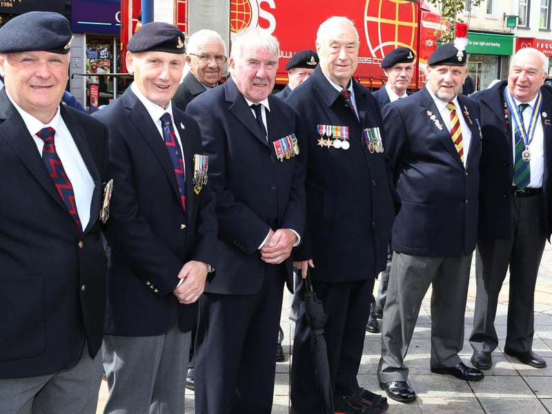 Commemorating D-Day in Coleraine.
