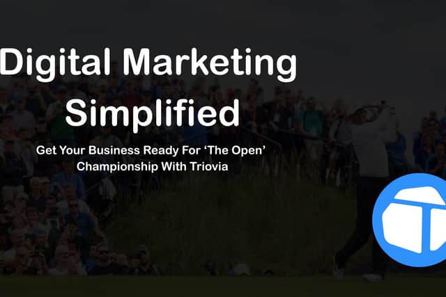 A Northern Ireland-based digital marketing agency founded by Coleraine entrepreneur Geoffrey Moffett is offering businesses a free online course to help them capitalise on the influx of visitors expected for The Open Championship this July