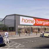 An artist's impression of what the larger Home Bargains store will look like. Credit: Mid Ulster planning portal