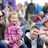 Enjoying the big-screen broadcast of the royal event at Marine Gardens in Carrickfergus. Pics Steven McAuley/McAuley Multimedia