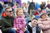 Enjoying the big-screen broadcast of the royal event at Marine Gardens in Carrickfergus. Pics Steven McAuley/McAuley Multimedia