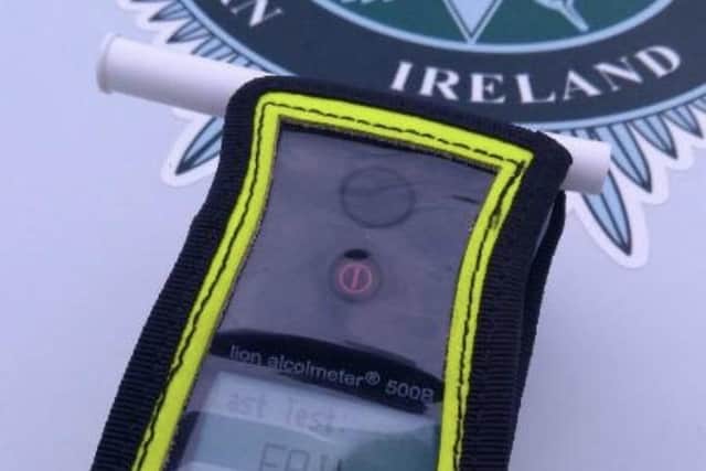 Police have warned the public over the dangers of drink-driving. Picture: PSNI