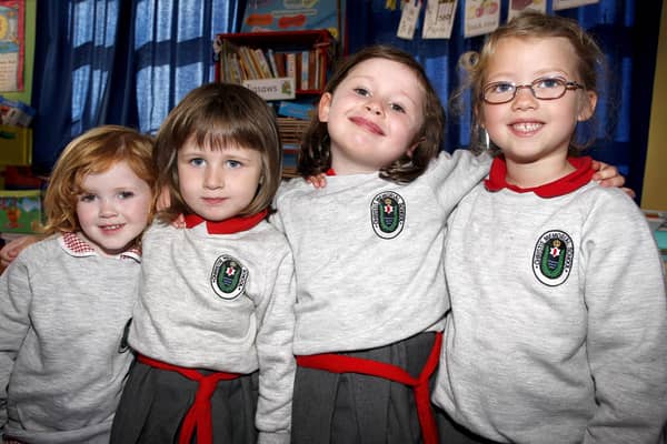 OUR FIRST DAYS...Emma, Lily, Cora and Ellie having fun in DH Christie Memorial P1 in 2009