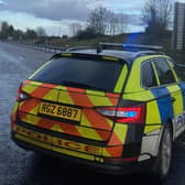 A section of the M1 motorway was closed for a time.