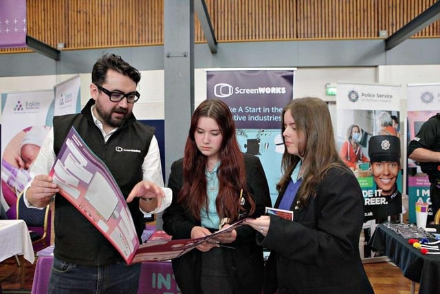 Directing their future: Students from Ballycastle High School learn about the exciting career opportunities within the film industry with exhibitor Into Film.