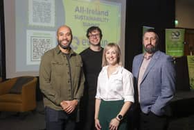 From left: Andi Jarvis; Richard Shotton; Danielle McCormick and Ross Moffett. The summit recorded the highest attendee figures to date as firms committed to a more sustainable future.
