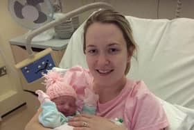 Cllr Sharon Skillen with baby Sienna born 2017