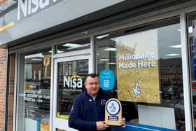 Steven Harrison, owner of Nisa in Bellevue Street, Belfast, bagged the fantastic £10,000 ‘gold tier’ award.