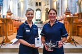 Linda Hamilton (RCN Nurse of Year) and Amanda Byers (Renal Unit Manager, South Eastern Trust). Pic credit: SEHSCT