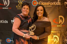 Mandy Orr and Naomi Orr (Doherty) at the recent awards ceremony. Pic credit: NOSOD