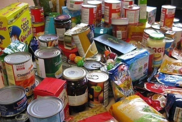 Larne Foodbank said an “extra special thank you" to churches and schools who donated non-perishable food products as part of their Harvest celebrations.  Photo: Larne Foodbank