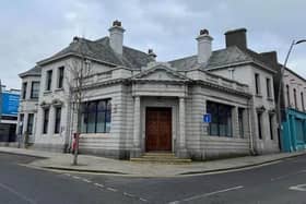 The former Ulster Bank building, Larne. Photo: Google