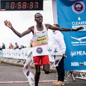 Kenyan star Daniel Mateiko has eyes on becoming the first man to break 58 minutes for the half marathon on UK or Irish soil