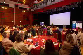 Over 100 Lisburn and Castlereagh businesses and entrepreneurs attended the inspiring talk by Professor Ian Robertson