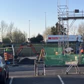 Work is well under way at the second branch of McDonald's in Coleraine. CREDIT NI WORLD