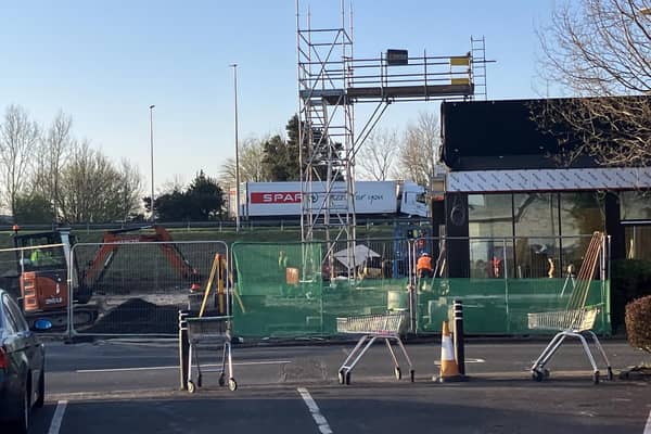 Work is well under way at the second branch of McDonald's in Coleraine. CREDIT NI WORLD