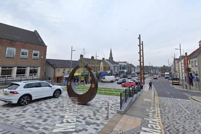 Dungannon town centre. Credit: Google Maps