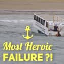 Saluting the Most Heroic Failures of Raft Races past - there's still time to get entries in for this year. Credit Portrush Raft Race