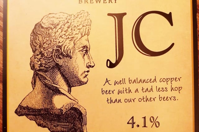 JC is a well-balanced beer by  Hopstar Brewery, with less hop than their other brews and copper in colour. It is 4.1 percent and £3.40 a pint at Lostock Ale.