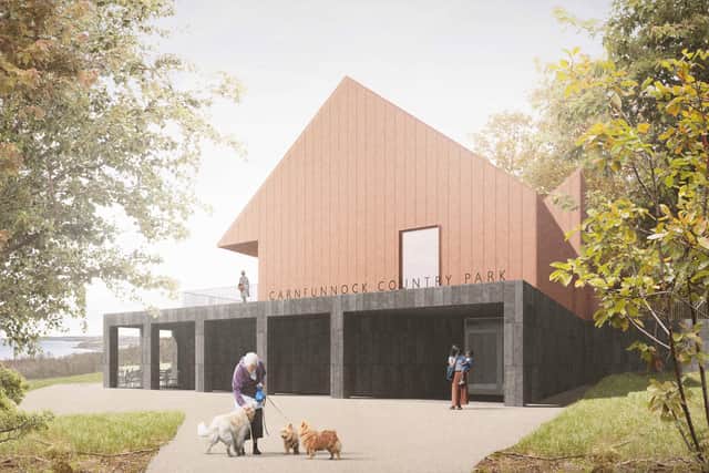 Proposed new facility at Carnfunnock Country Park. Photo: Mid and East Antrim Borough Council