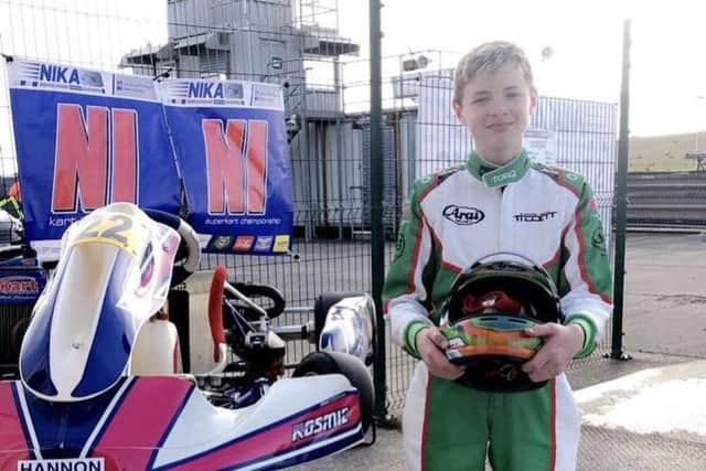 Cole McFadden -  Biggerstaff who is a year 9 pupil at Larelhill college Lisburn won the NI Championship at the weekend in kart racing in his class Mini Max