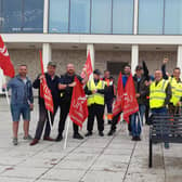 Joint statement by Armagh City, Banbridge and Craigavon Borough Council and the Joint Trade Unions (Unite the Union, GMB & NIPSA). "Following the sad news of the death of Her Majesty Queen Elizabeth II, in recognition of the need to prepare towns and villages for a period of mourning, the Joint Trade Unions have agreed to allow workers taking industrial action to carry out essential work within our town centres over the weekend.  There will be further updates throughout the week."