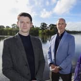 Pictured (L-R) are REAP funding recipients Dafydd Hall Williams, Ulster Touring Opera, David Robertson, Fermanagh Choral Society and Bryony May, Fermanagh and Omagh District Council, who will use the funding to deliver a collaborative music project that uses the power of opera and choral singing to enhance the wellbeing of younger and older people in rural Fermanagh.