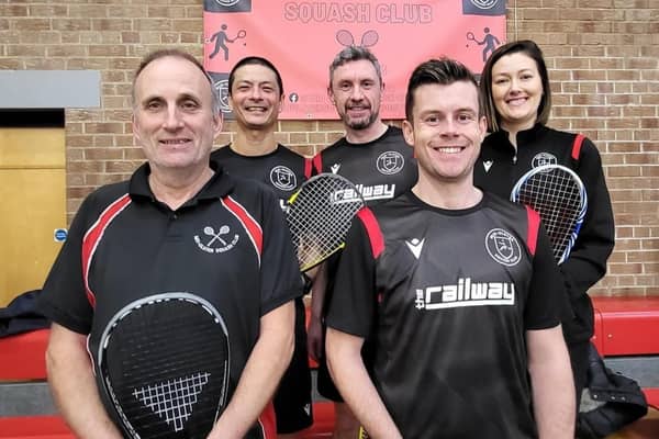 Pictured are members of Mid Ulster Squash Club. Credit: Submitted
