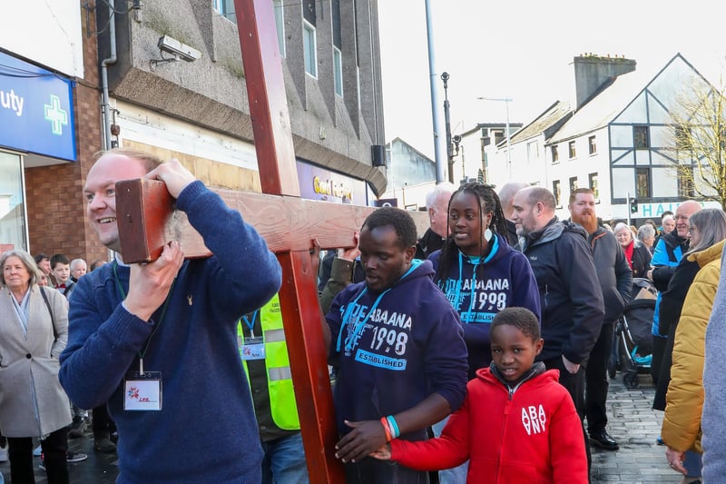 A Walk of Witness was held in Lisburn City Centre on Good Friday