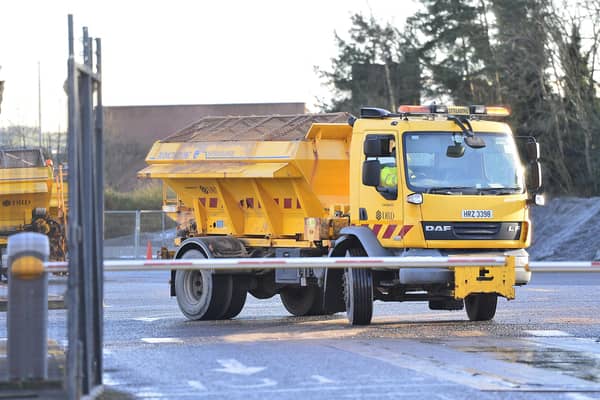 Salting of roads on the scheduled network considered to be at risk of ice and snow has been undertaken on Saturday evening and early Sunday morning Picture: Arthur Allison / Pacemaker Press (stock image).