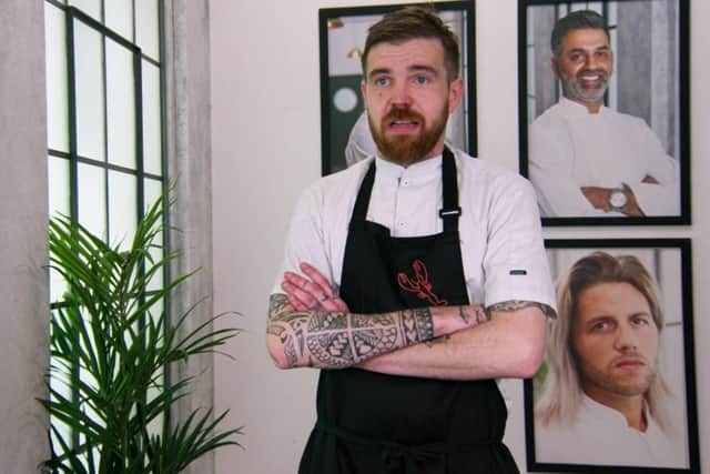 Lir Seafood chef Stevie McCarry who has made it through to the final of the Great British Menu. CREDIT BBC