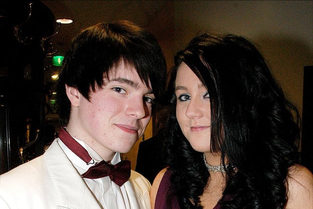 Mathew Murdock and Chantelle Brown looked forward to a great formal evening in Tullyglass House Hotel, Ballymena; during the Loreto College event in 2010.