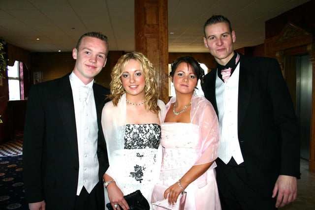 All smiles for the camera as these Cross and Passion pupils get ready for their annual school formal in 2006