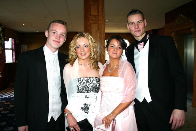 All smiles for the camera as these Cross and Passion pupils get ready for their annual school formal  in 2006