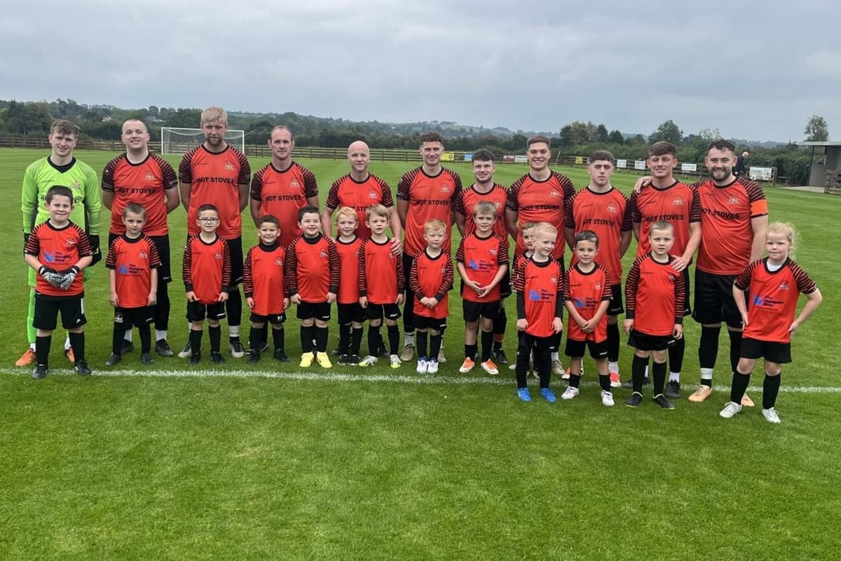 Tarff Rovers Fc Tandragee Rovers FC welcome the new U7s for a mascot day at Madden Park