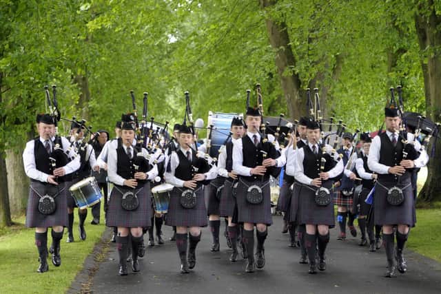 Royal Scottish Pipe Band Association, UK Pipe Band Championships, Lurgan Park on June 11, 2022. Picture: Paul Byrne Photography
