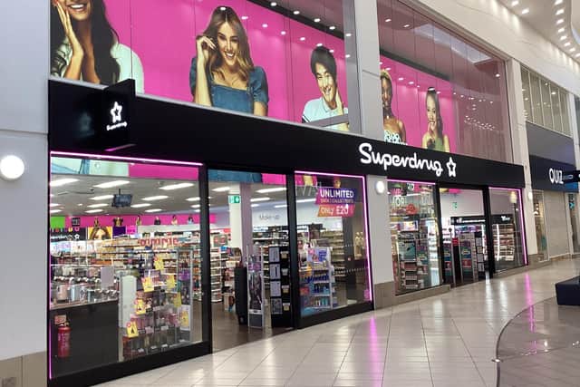 Superdrug has officially opened its new store at Rushmere Shopping Centre in Craigavon, Co Armagh. It is now three times its original size and creating six more new full time jobs.