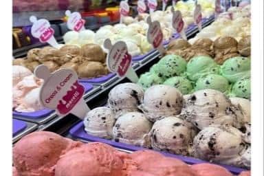 Ice-cream flavours Honeycomb, Double Cream Vanilla and Mint and Choc Chip are the top three Morelli's flavours in Co Armagh. Picture: Morelli's Ice Cream