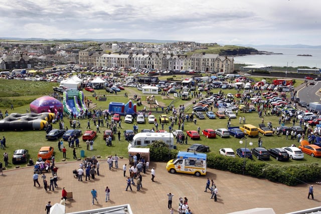 The scene at the Ford Fair last Sunday at the Dunluce Centre in Portrush back in 2009