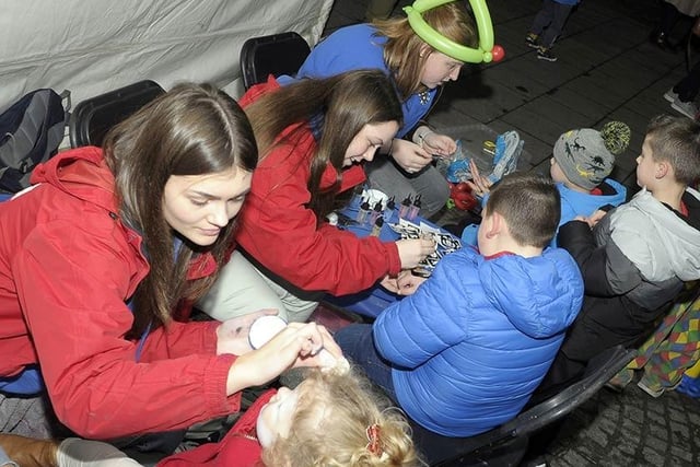 There were plenty of activities for all the family at the Tandragee switch-on.