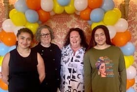 Makaylah Thomas, Adeline Lansdell, Noeleen Thomas and Rebekah Thomas