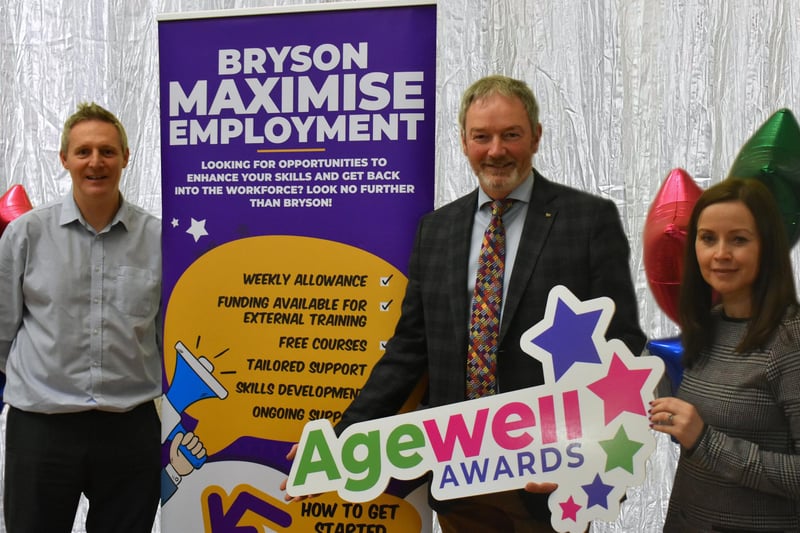 Alderman William McCaughey, Agewell chair and category sponsor, Bryson Energy.