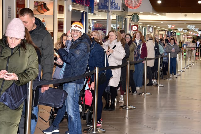 Part of the queue at the opening of the new Primark store in Rushmere. PT50-209.