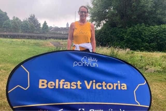 Heather McLaughlin at the Belfast Victoria Parkrun. Credit: David McGaffin